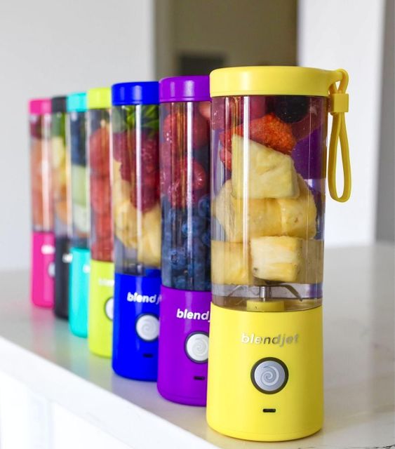 BlendJet V2 Portable Blender in use
