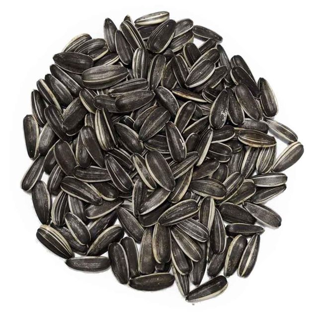 Sunflower seeds with natural texture and color