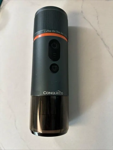 CONQUECO Compact Travel Espresso Machine front view