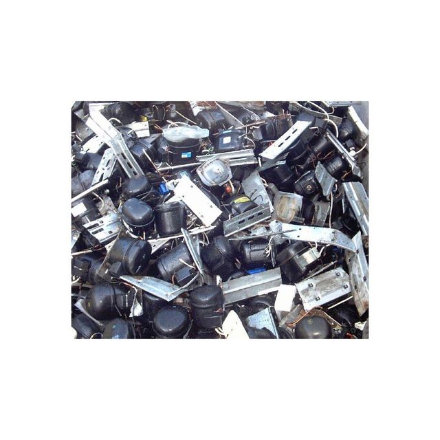 Industrial compressor scrap unit in use