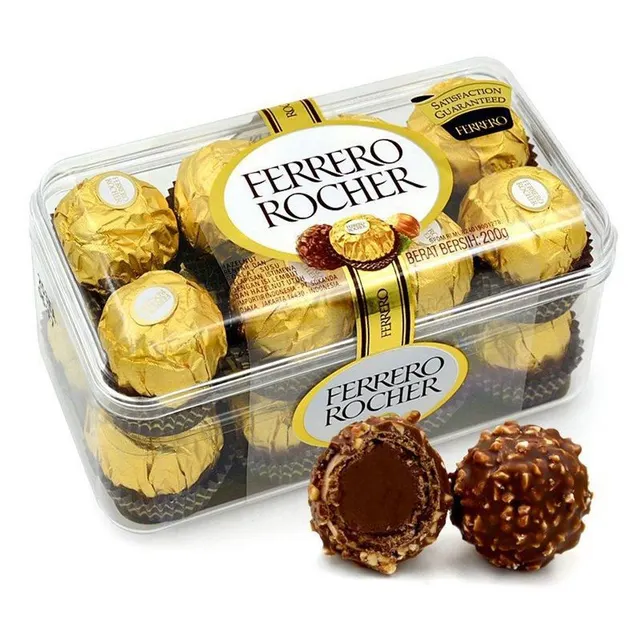 Ferrero Rocher 24 Pieces Boxed Chocolates - Front View