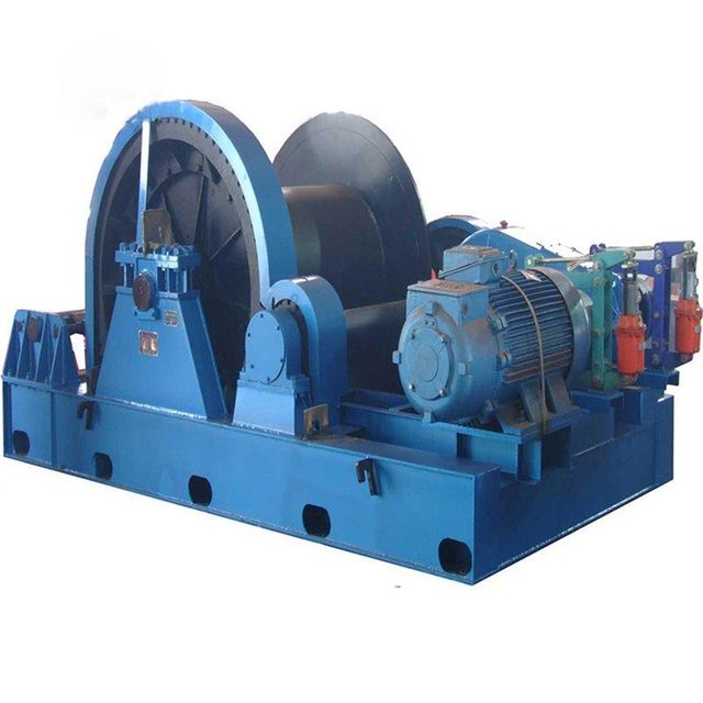 Marine Cable Pulling Winch in Operation