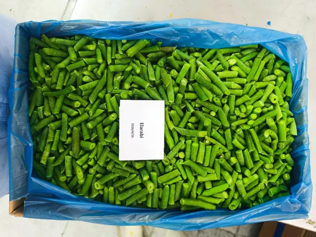 Green cut beans frozen