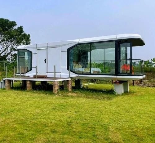 Site Office Space Capsule House exterior view