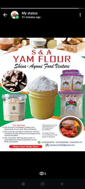 Confirm Yam Flour Product 2