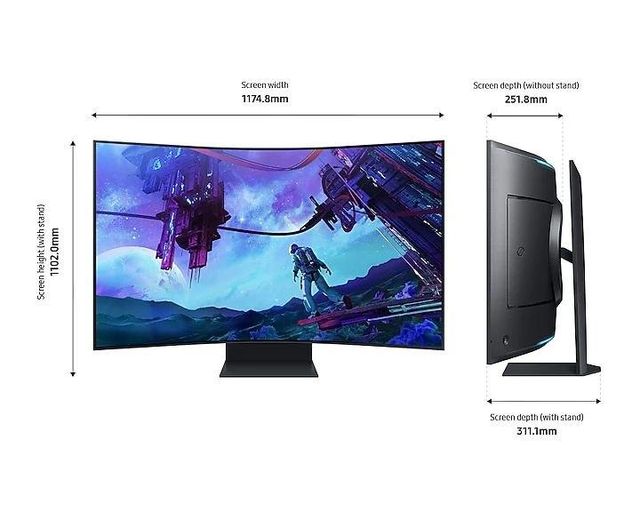 Odyssey Ark Smart Gaming Monitor - Display Closeup