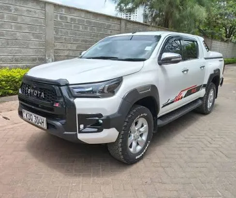 Interior dashboard of Toyota Hilux vehicle