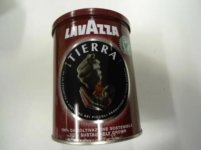 Lavazza coffee pods packaging close-up