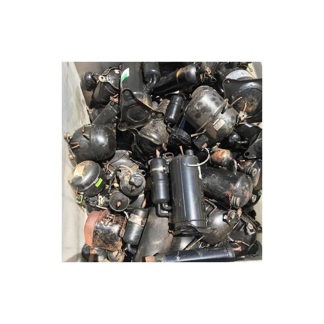 Compressor scrap unit for copper extraction