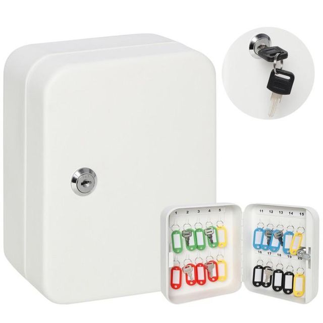 SHUAIMA Iron Key Storage Box Front View