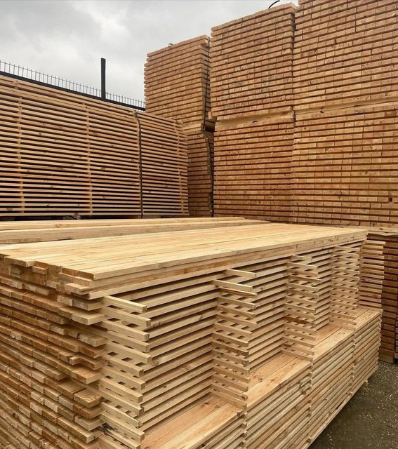 EPAL Pine Wood Pallet - Detailed Close-Up