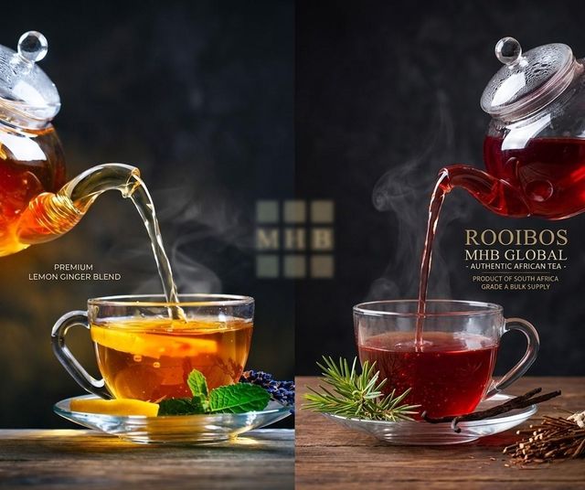 Premium South African Organic Rooibos Tea packaging