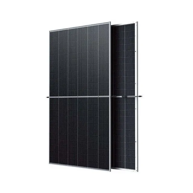 Battery and Panel Connected to Home Devices