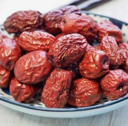 Organic red jujube in natural packaging