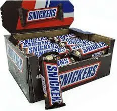 Snicker Peanut Butter Squared Single Size Chocolate Candy Bar unwrapped