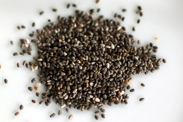 Chia Seeds Close-Up
