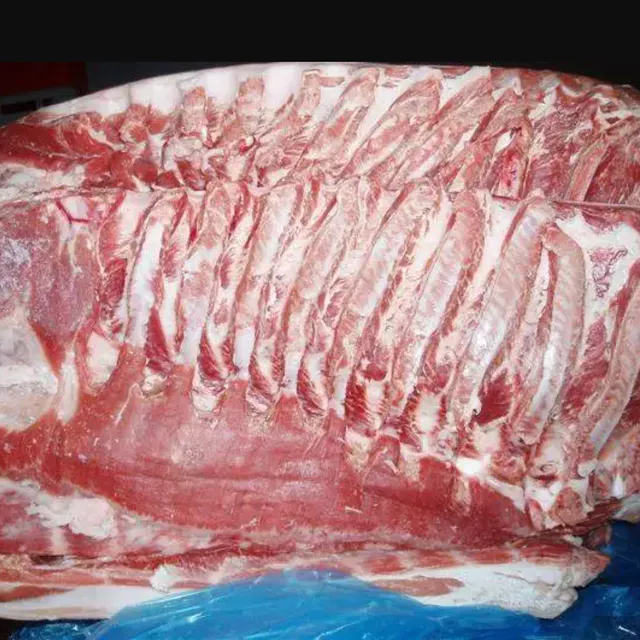 Frozen cleaned pork body