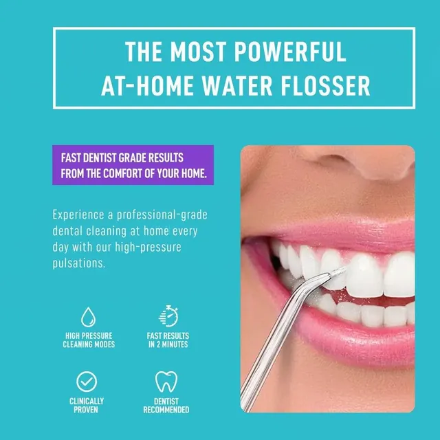 IVISMILE Water Flosser - Side Angle