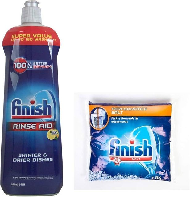 Finish Dual Action Dishwasher Cleaner