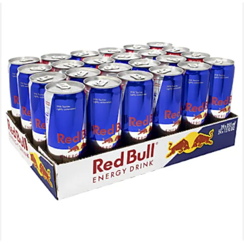 Redbull Energy Drink 250ml can close-up
