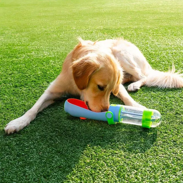 Portable Pet Food Water Bottle - Top View