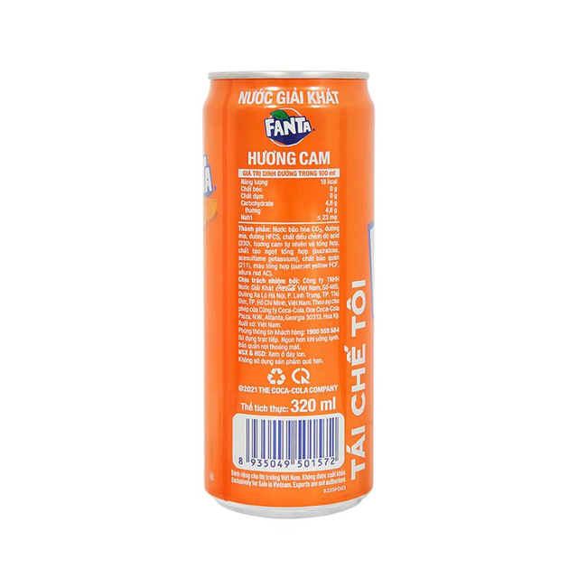 Fantaa Orange 320ml Can