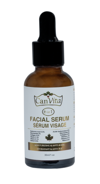 CANVITA Moisturizing 6 in 1 Face Serum bottle