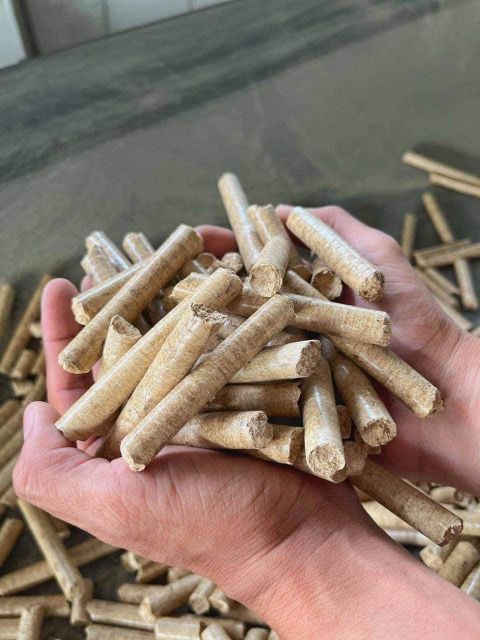 Wood Pellet Stack