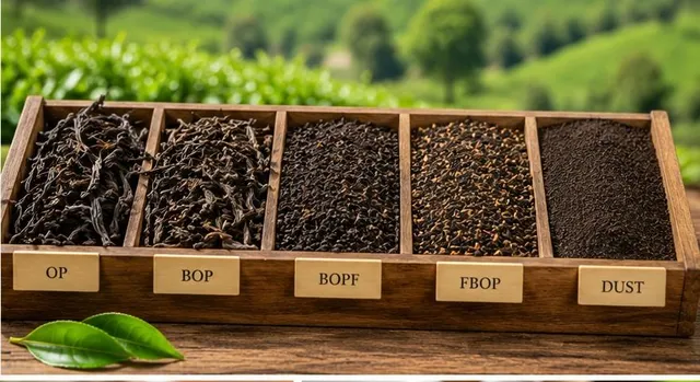 Assorted Tea Products Display
