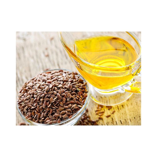 Flaxseed Oil in Natural Packaging