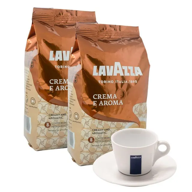 Lavazza Coffee Beans Close Up