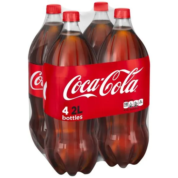 Coca-Cola 2000ml aluminum can front view