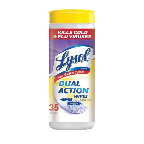 Lysol Citrus Scent Wipe - 75ct Pack