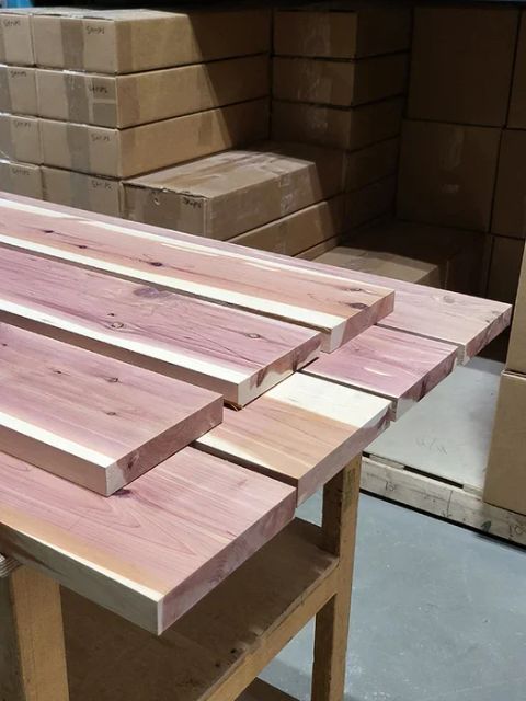 Siberian Larch Sawn Timber Board - Kiln Dried 50mm