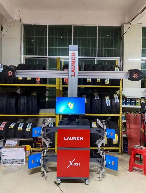 High-Precision Wheel Alignment Machine