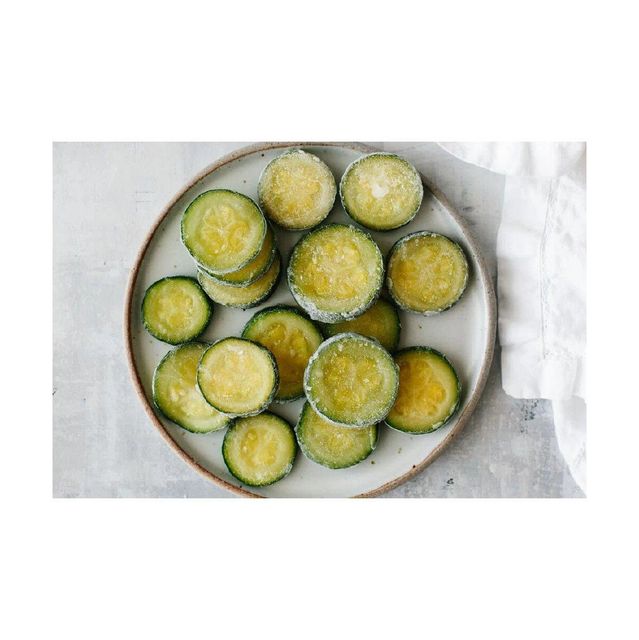 Zucchini in vegetable blend
