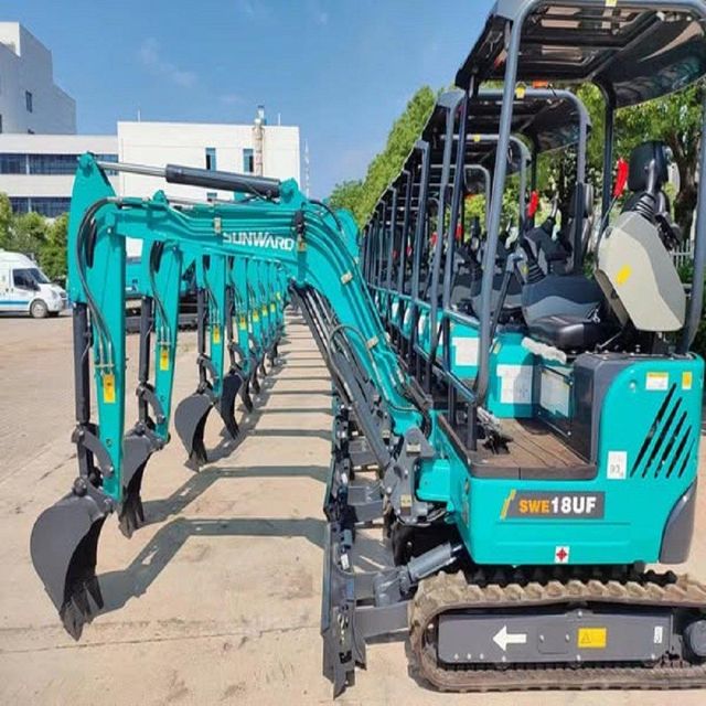 SUNWARD SWE60F-3 Narrow Area Digger - Front View