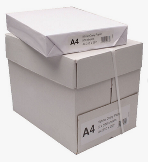 A4 paper in office setting