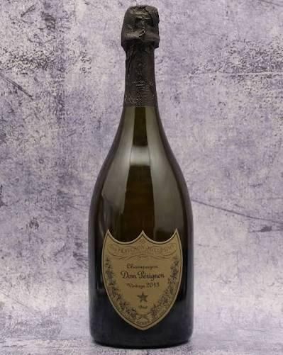 Dom Perignon Vintage Brut Champagne Closeup