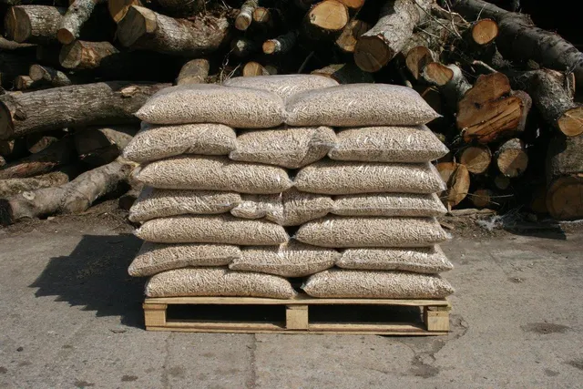 Wood Pellets Close-Up