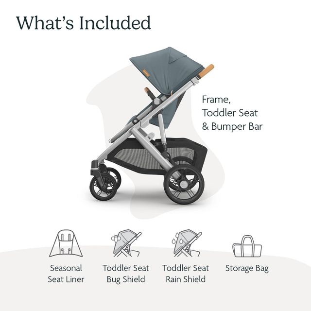 UPPAbaby Vista V3 Stroller - Rear View