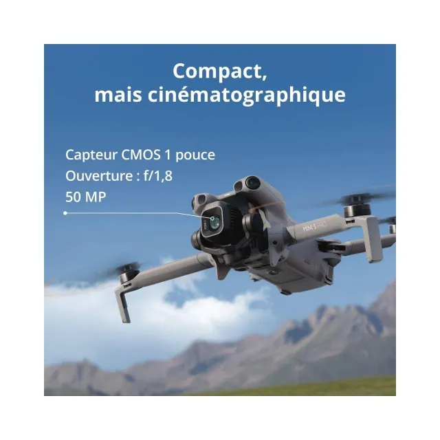 DJI Mini 5 Pro Fly More Combo folded compact drone