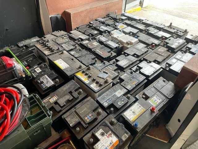 Battery Scrap in Storage
