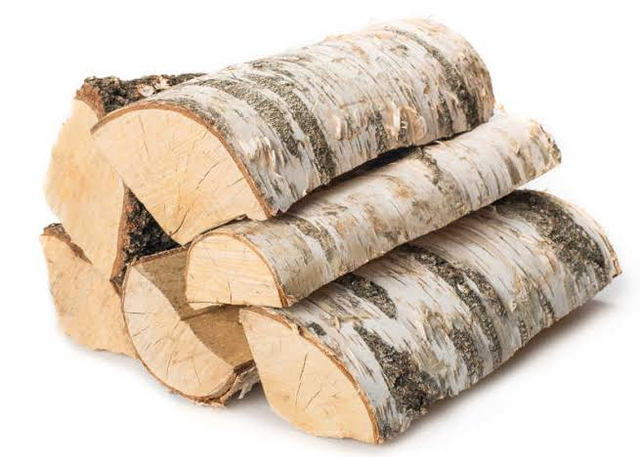 Bulk Birch Firewood Stack