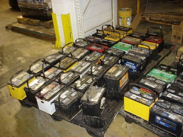 Drained Lead Acid Battery Scrap