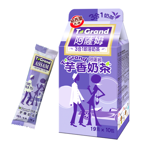 ASSAM Taro Flavored Milk Tea Instant Pack