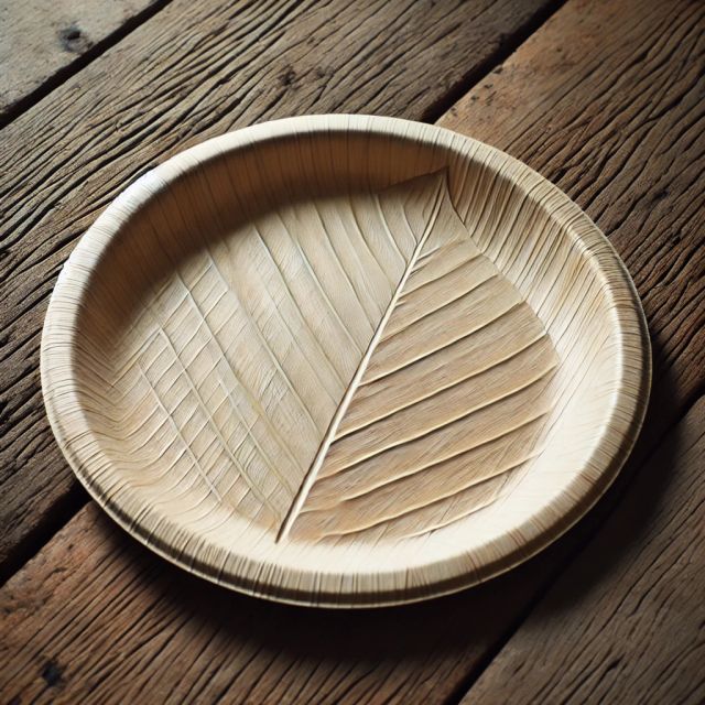 Round Areca Leaf Plate