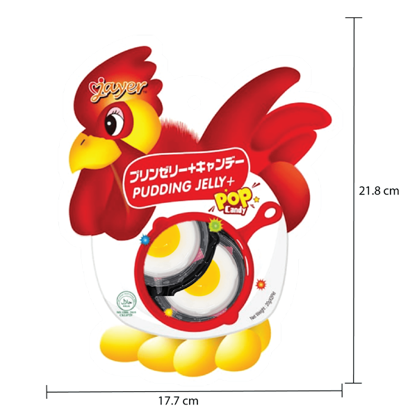 Jayer Egg Pudding Jelly 2pcs Pack