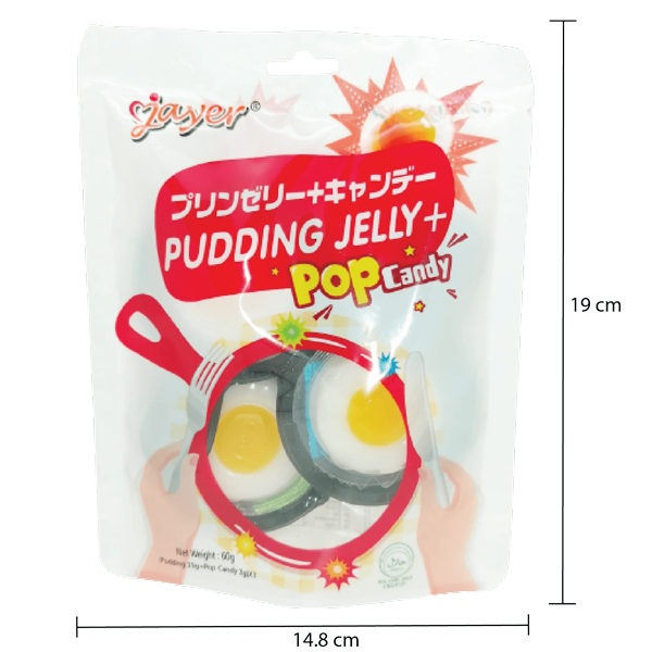 Jayer Egg Pudding Jelly 3pcs Pack