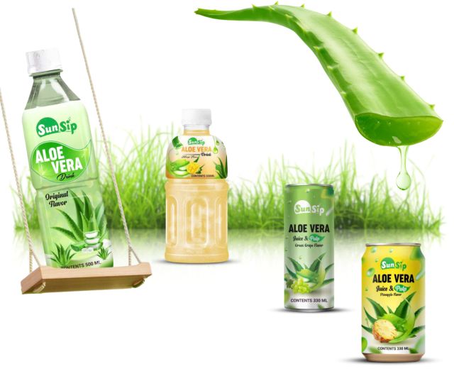 Sunsip Aloe Vera Bottles